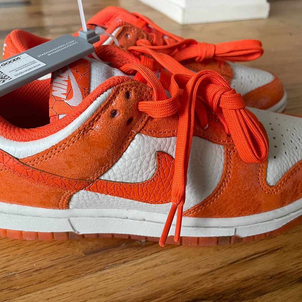 Nike Women's Dunk Low Orange/Cream Sneakers - Brand new with tags!